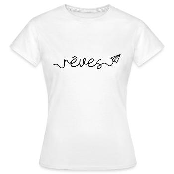 Dreams - Women's T-Shirt - white - Front - AI Model Female 172 dark (172cm)