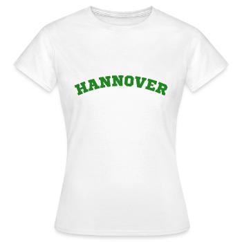 Hanovre - T-shirt Femme - blanc - Devant - AI Model Female 172 dark (172cm)