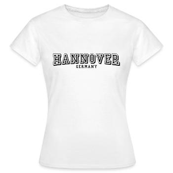 Hanovre - T-shirt Femme - blanc - Devant - AI Model Female 172 dark (172cm)