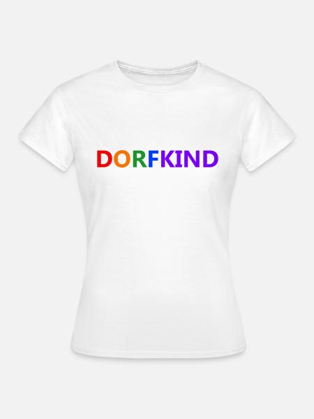 dorfkind - Frauen T-Shirt - Weiß