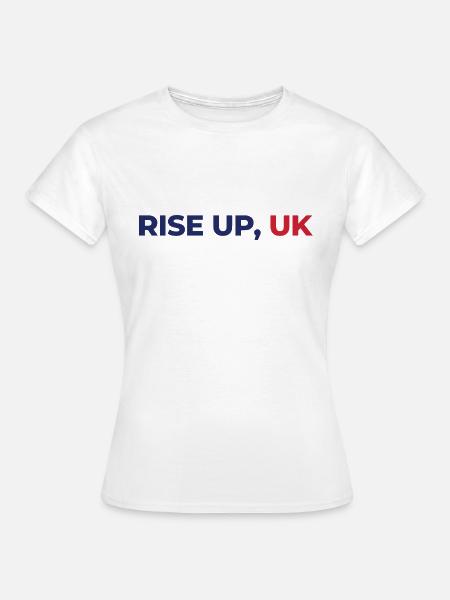 Rise Up, UK - Women's T-Shirt - white