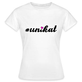 Unique - Women's T-Shirt - white - Front - AI Model Female 172 dark (172cm)