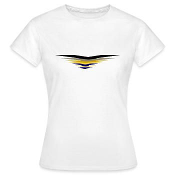 Flieger - Frauen T-Shirt - Weiß - Vorne - AI Model Female 172 dark (172cm)