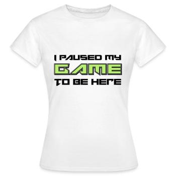 Gamers - Women's T-Shirt - white - Front - AI Model Female 172 dark (172cm)