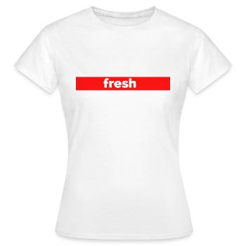 fresh - Women's T-Shirt - white - Front - AI Model Female 172 dark (172cm)