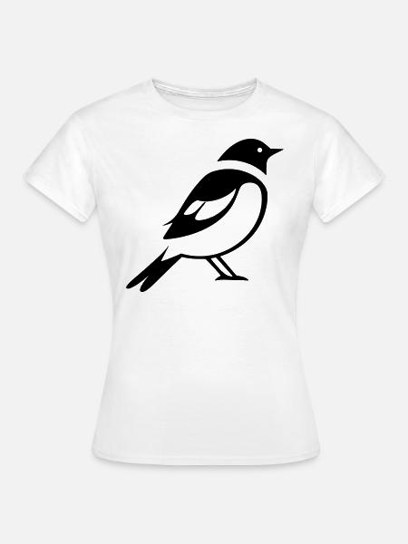 Vögelchen - Frauen T-Shirt - Weiß