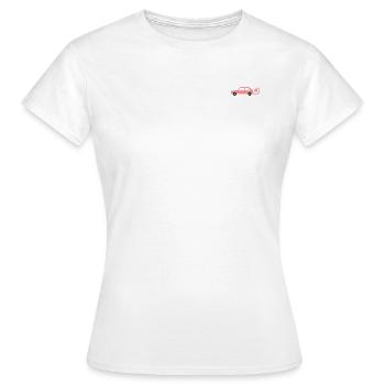E-AUTO - Frauen T-Shirt - Weiß - Vorne - AI Model Female 172 dark (172cm)