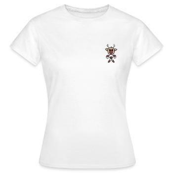 Rudolph - T-shirt Femme - blanc - Devant - AI Model Female 172 dark (172cm)