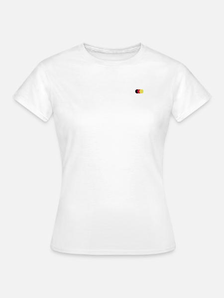 farbige Punkte - Frauen T-Shirt - Weiß