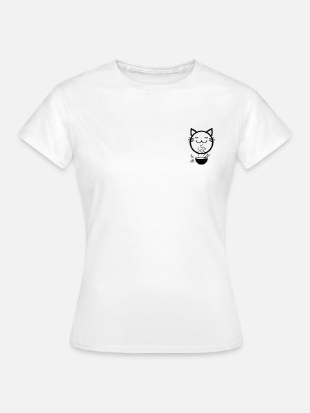 Ramen Cat - Frauen T-Shirt - Weiß