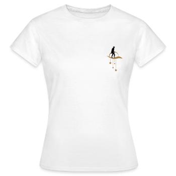 MOONWALK - STARS - T-shirt Femme - blanc - Devant - AI Model Female 172 dark (172cm)