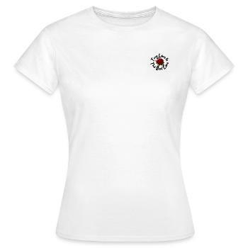 Die blühende Rose der Liebe: Wahre Liebe Das Beste - Frauen T-Shirt - Weiß - Vorne - AI Model Female 172 dark (172cm)