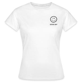 Guten Tag - Frauen T-Shirt - Weiß - Vorne - AI Model Female 172 dark (172cm)