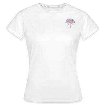 Melonen Regenschirm - Frauen T-Shirt - Weiß - Vorne - AI Model Female 172 dark (172cm)