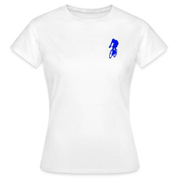 Cyclist Sport Wear - Women's T-Shirt - white - Front - AI Model Female 172 dark (172cm)