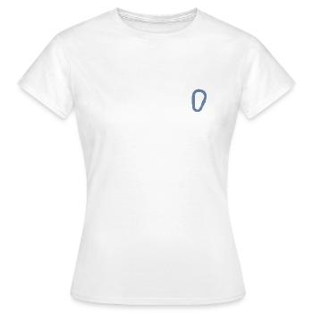 Mousqueton - T-shirt Femme - blanc - Devant - AI Model Female 172 dark (172cm)