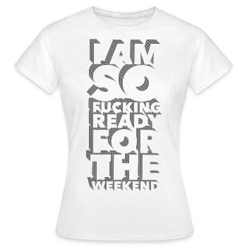 weekend - Women's T-Shirt - white - Front - AI Model Female 172 dark (172cm)