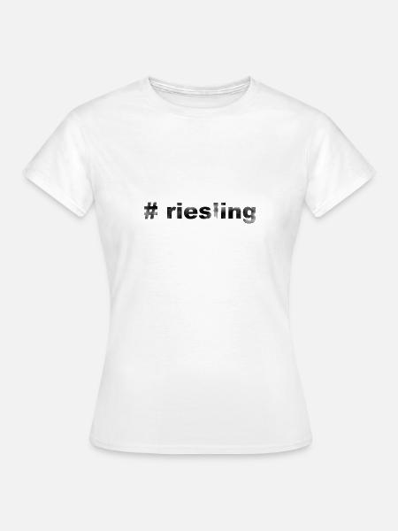 #riesling - Frauen T-Shirt - Weiß