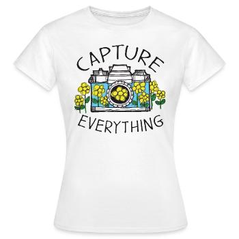 Vintage nature photos camera photography - Women's T-Shirt - white - Front - AI Model Female 172 dark (172cm)