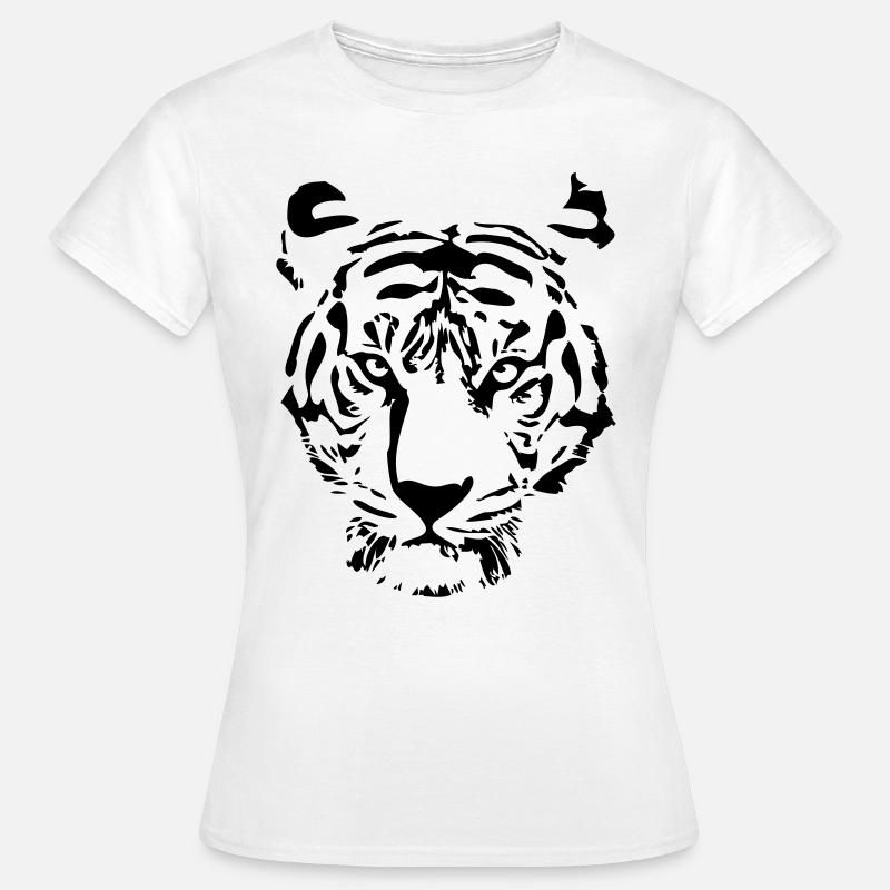 white tiger - Women's T-Shirt - white