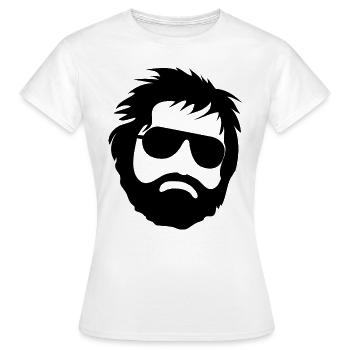 Alan Hangover Wolfpack - noir - T-shirt Femme - blanc - Devant - AI Model Female 172 dark (172cm)