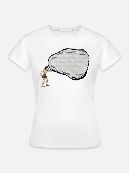Steinzeit - Frauen T-Shirt - Weiß