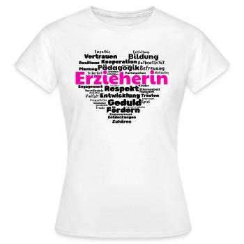 Erzieherin Bildung Erziehung Betreuung - Frauen T-Shirt - Weiß - Vorne - AI Model Female 172 dark (172cm)