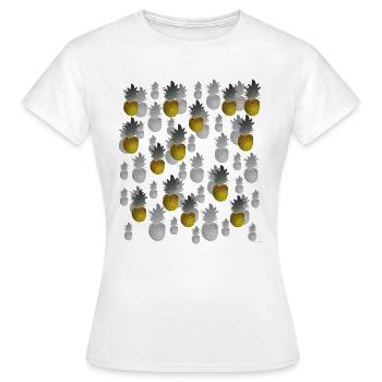 ananas - T-shirt Femme - blanc - Devant - AI Model Female 172 dark (172cm)
