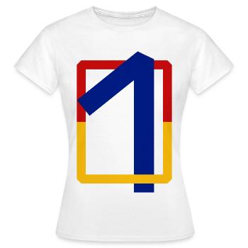 Zehn kantig - Frauen T-Shirt - Weiß - Vorne - AI Model Female 172 dark (172cm)