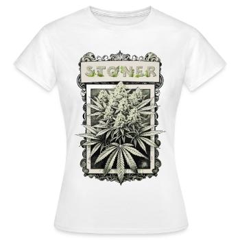 Stoner - T-shirt Femme - blanc - Devant - AI Model Female 172 dark (172cm)
