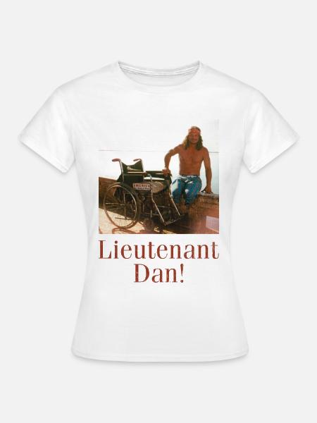 Forrest Gump Lieutenant Dan - Frauen T-Shirt - Weiß