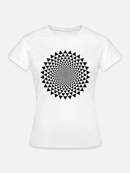 Wirbel - Frauen T-Shirt - Weiß