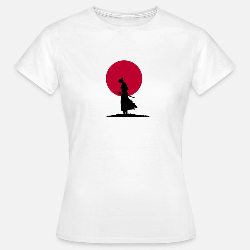 Samurai and Sun - Women's T-Shirt - white