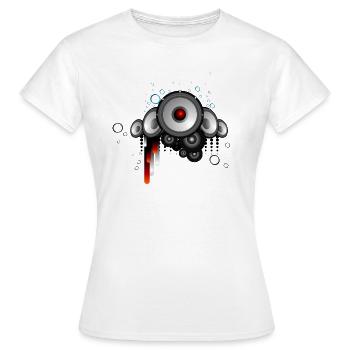 sound - T-shirt Femme - blanc - Devant - AI Model Female 172 dark (172cm)