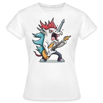 Magische Melodie - Frauen T-Shirt - Weiß - Vorne - AI Model Female 172 dark (172cm)