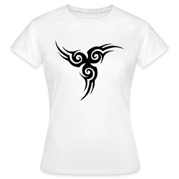 Tribal tattoo - Frauen T-Shirt - Weiß - Vorne - AI Model Female 172 dark (172cm)