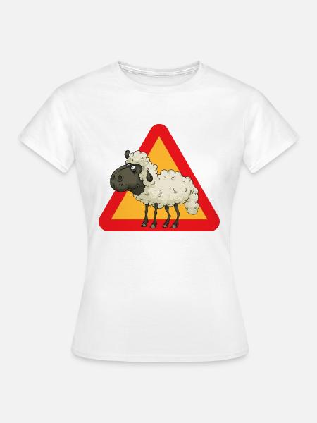 Schaf - Frauen T-Shirt - Weiß