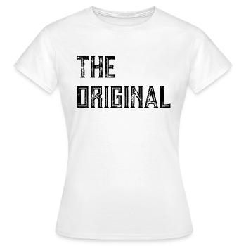 THE ORIGINAL - Women's T-Shirt - white - Front - AI Model Female 172 dark (172cm)