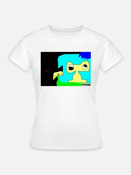 Die Tür zum Ekel - Frauen T-Shirt - Weiß