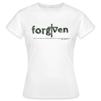 pardonné - T-shirt Femme - blanc - Devant - AI Model Female 172 dark (172cm)
