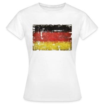 Germany - Germany - Women's T-Shirt - white - Front - AI Model Female 172 dark (172cm)