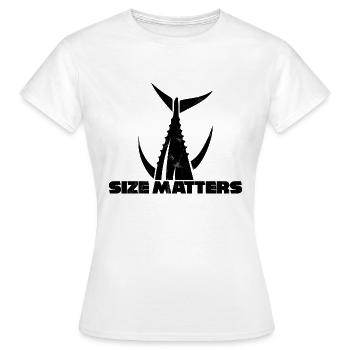 Angler - Angelsport - Thunfisch - Geschenk - Frauen T-Shirt - Weiß - Vorne - AI Model Female 172 dark (172cm)