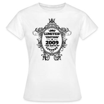 2009 - Frauen T-Shirt - Weiß - Vorne - AI Model Female 172 dark (172cm)