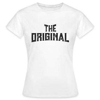 THE ORIGINAL - Women's T-Shirt - white - Front - AI Model Female 172 dark (172cm)