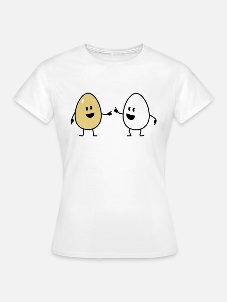 eggs - T-shirt Femme - blanc