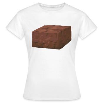 Brownie - Frauen T-Shirt - Weiß - Vorne - AI Model Female 172 dark (172cm)