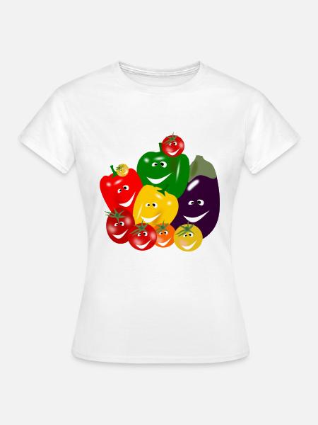 Ich liebe Gemüse - Frauen T-Shirt - Weiß