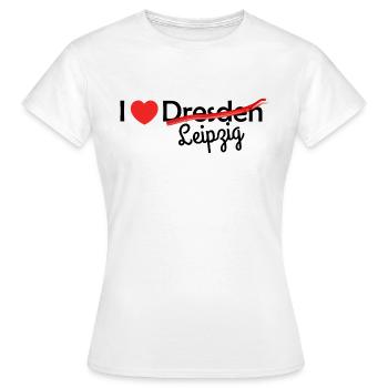 Leipzig! - T-shirt Femme - blanc - Devant - AI Model Female 172 dark (172cm)