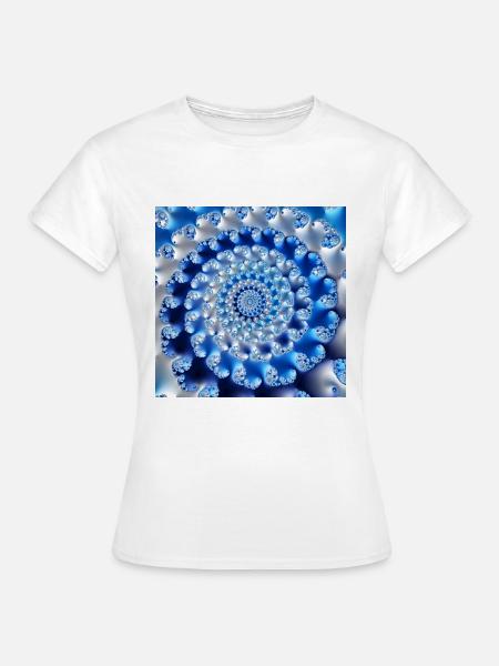 Fraktal #X36 - Frauen T-Shirt - Weiß