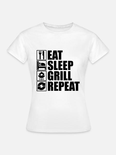 Grill Grillen - Frauen T-Shirt - Weiß